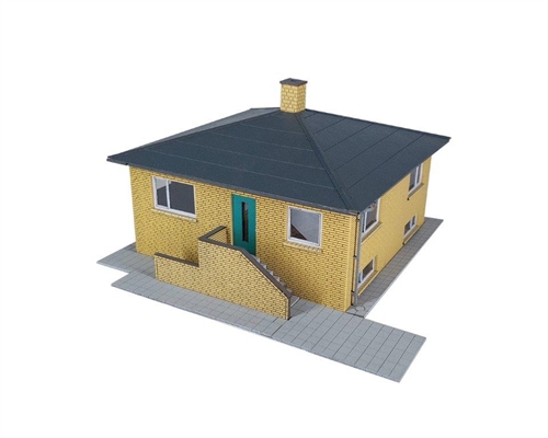 Hobbytrade 87291 Bungalow, gule sten, H0